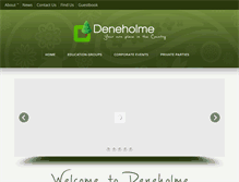 Tablet Screenshot of deneholme.com